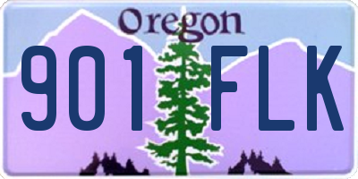 OR license plate 901FLK
