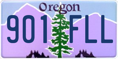 OR license plate 901FLL