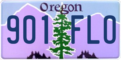 OR license plate 901FLO
