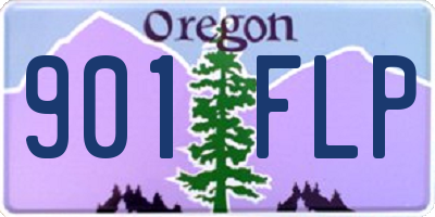 OR license plate 901FLP