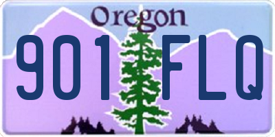 OR license plate 901FLQ