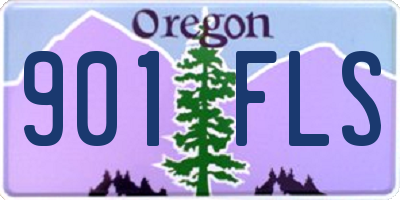 OR license plate 901FLS