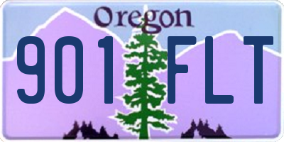 OR license plate 901FLT
