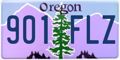 OR license plate 901FLZ