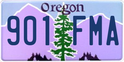 OR license plate 901FMA