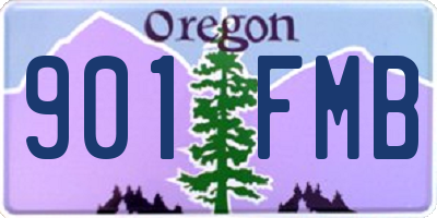 OR license plate 901FMB