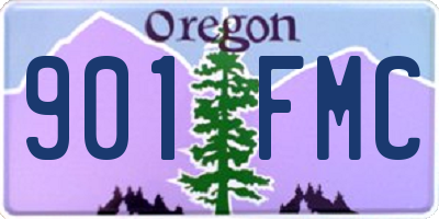 OR license plate 901FMC