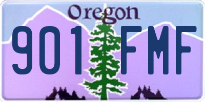 OR license plate 901FMF