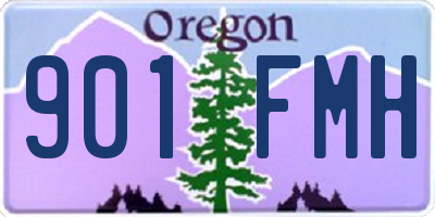 OR license plate 901FMH