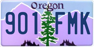OR license plate 901FMK