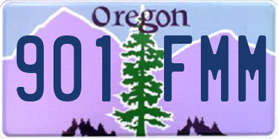 OR license plate 901FMM