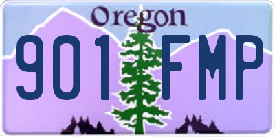 OR license plate 901FMP