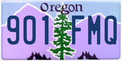 OR license plate 901FMQ