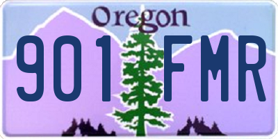 OR license plate 901FMR