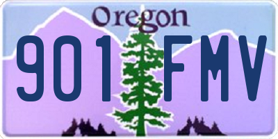 OR license plate 901FMV