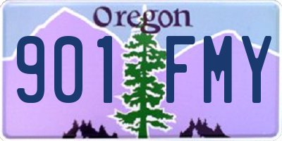 OR license plate 901FMY