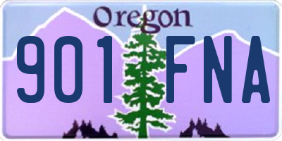 OR license plate 901FNA