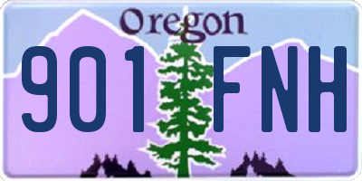 OR license plate 901FNH