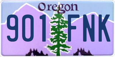 OR license plate 901FNK