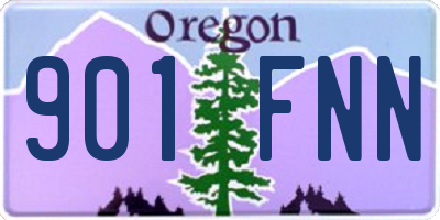 OR license plate 901FNN