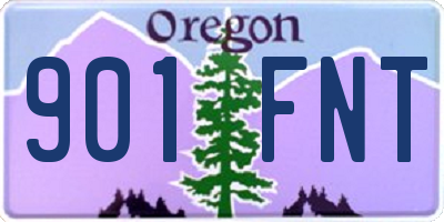 OR license plate 901FNT