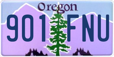OR license plate 901FNU
