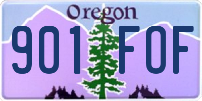 OR license plate 901FOF