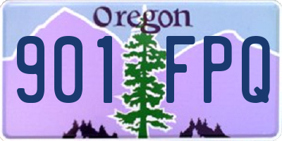 OR license plate 901FPQ