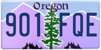 OR license plate 901FQE