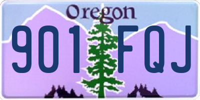 OR license plate 901FQJ