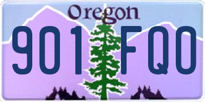 OR license plate 901FQO