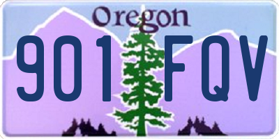 OR license plate 901FQV