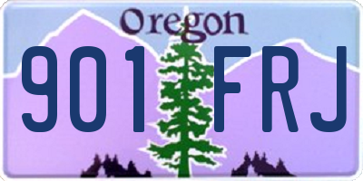OR license plate 901FRJ
