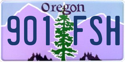 OR license plate 901FSH