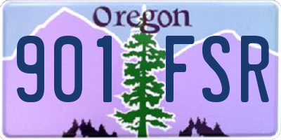 OR license plate 901FSR