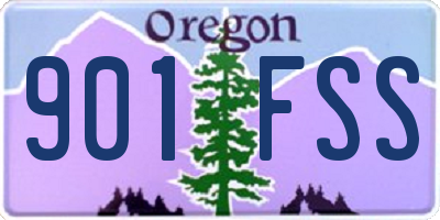 OR license plate 901FSS