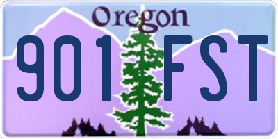 OR license plate 901FST