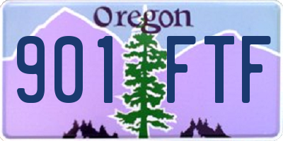 OR license plate 901FTF