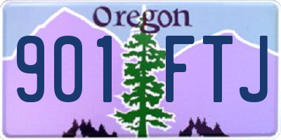 OR license plate 901FTJ
