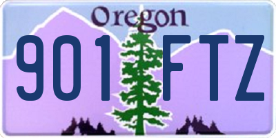 OR license plate 901FTZ