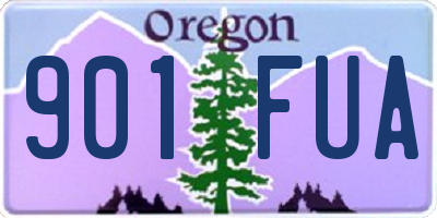 OR license plate 901FUA