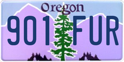 OR license plate 901FUR