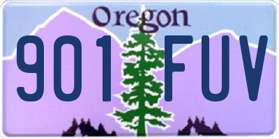 OR license plate 901FUV