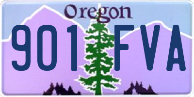OR license plate 901FVA