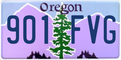 OR license plate 901FVG
