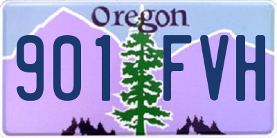 OR license plate 901FVH