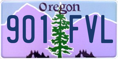 OR license plate 901FVL