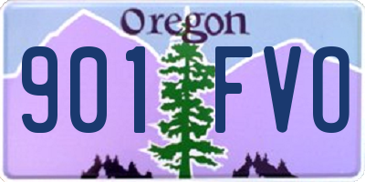 OR license plate 901FVO