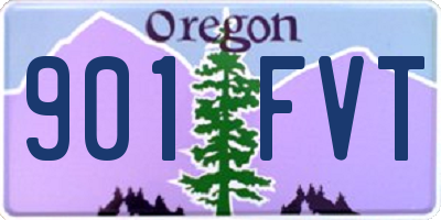 OR license plate 901FVT