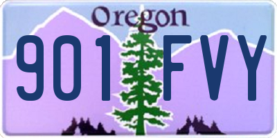 OR license plate 901FVY